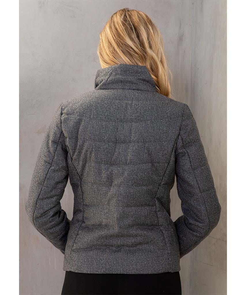 Coco Puffer Jacket Heather Grey - clearpathherbicide