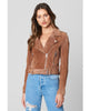 Coffee Bean Suede Zipper Jacket - clearpathherbicide