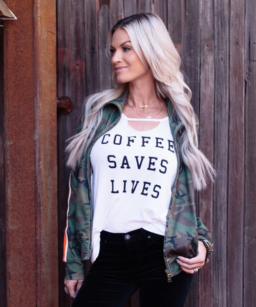 Coffee Saves Lives Tee - clearpathherbicide