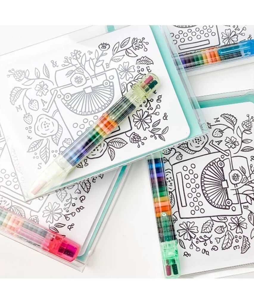 Color In Postcard Set - miamidrugpossession