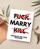 Congrats Wedding or Engagement Card Funny - clearpathherbicide