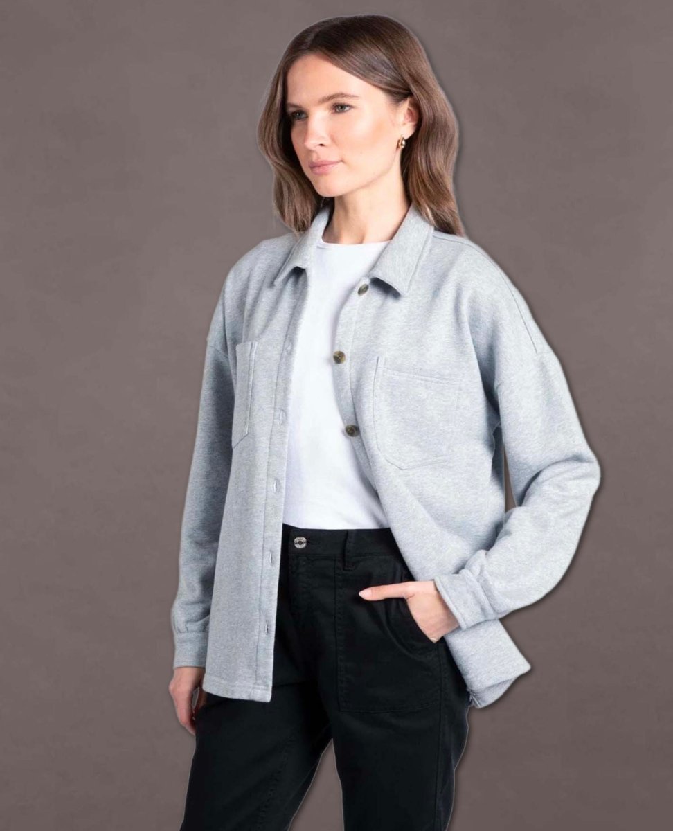 Contessa Long Sleeve Jacket Slate Grey - clearpathherbicide