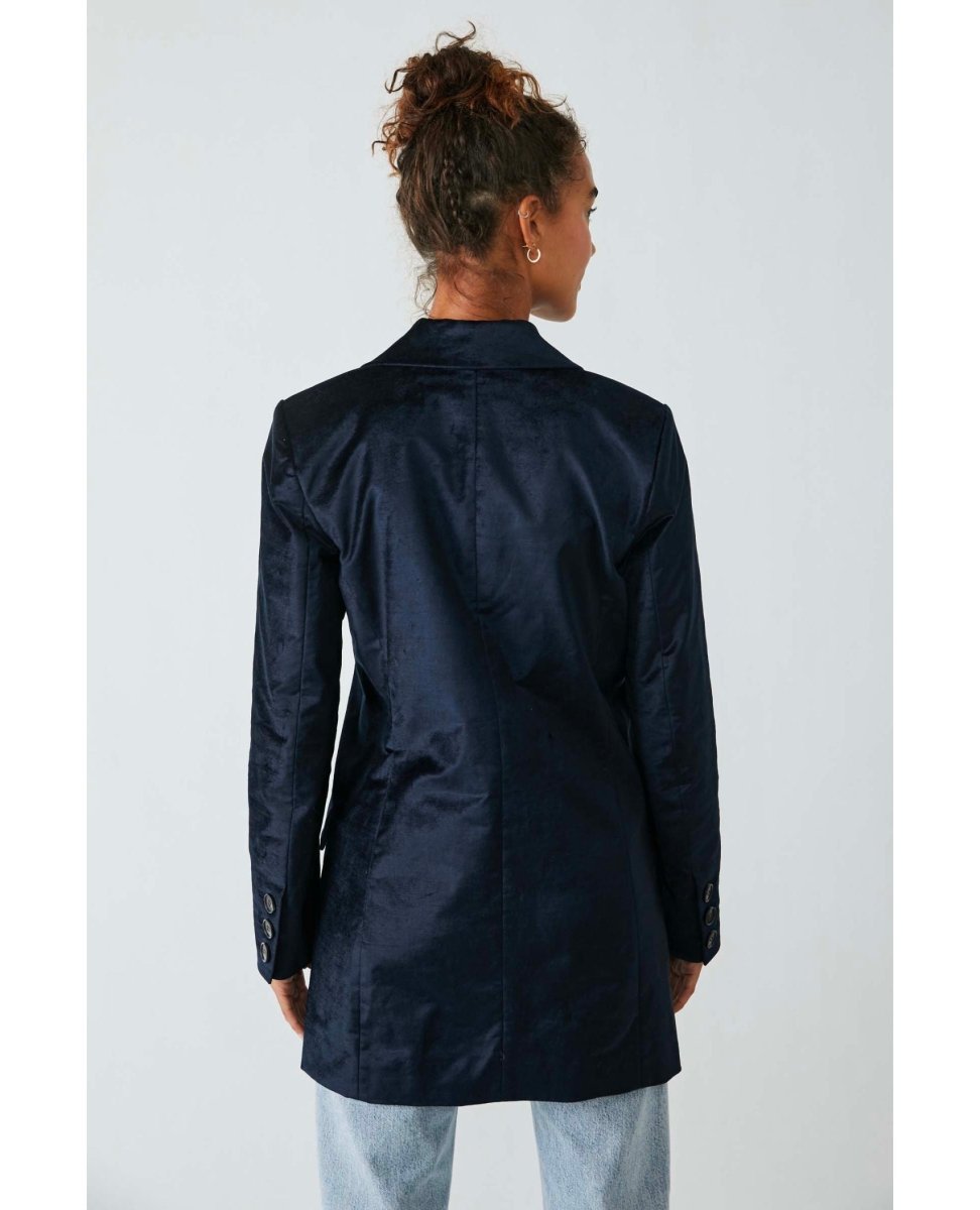 Cosmo Blazer Velvet Black - miamidrugpossession