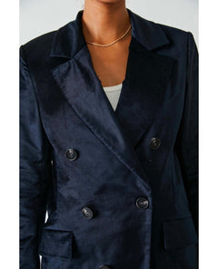 Cosmo Blazer Velvet Black - miamidrugpossession