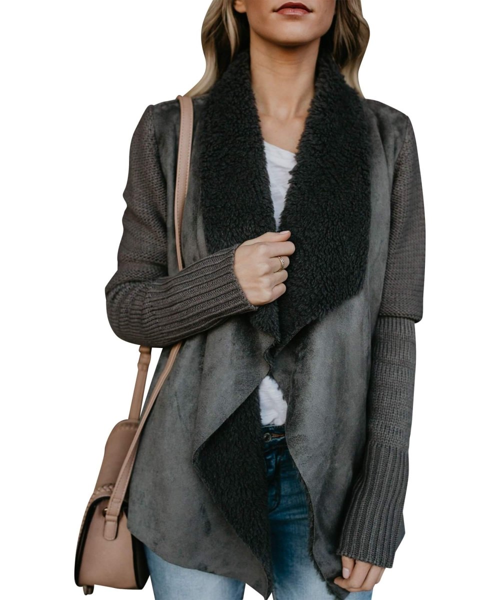 Cozy Cardigan, Charcoal - clearpathherbicide