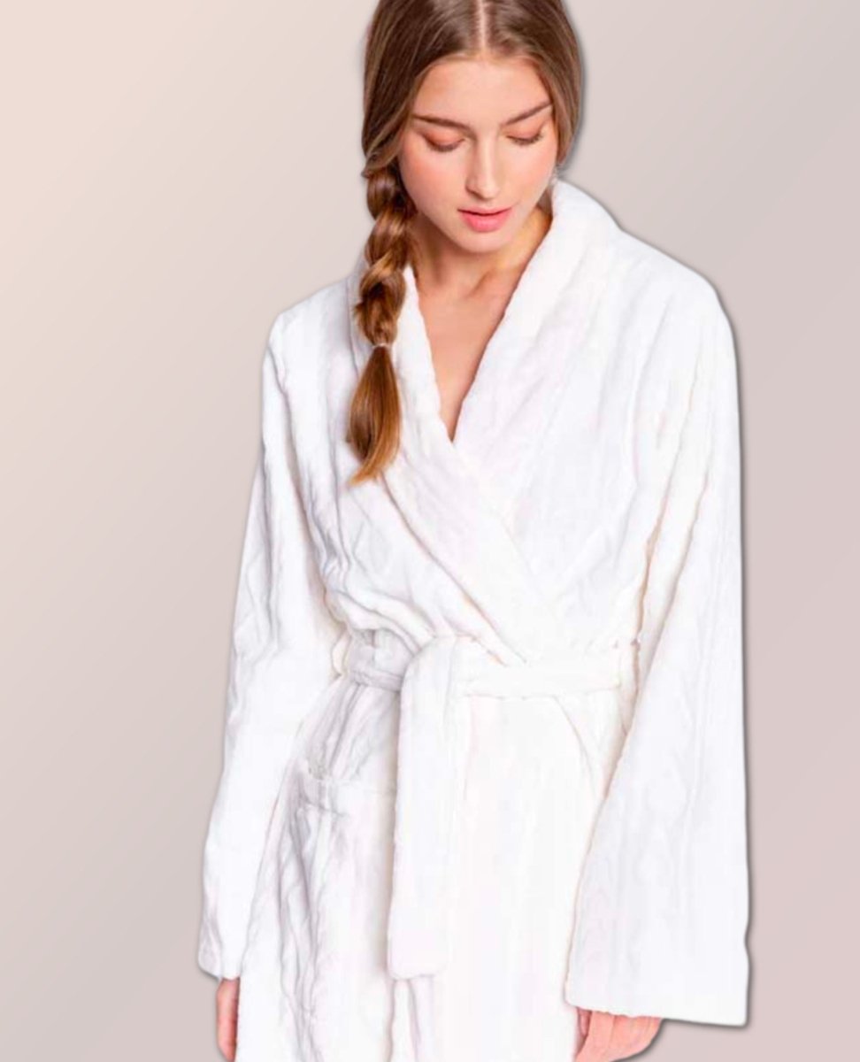 Cozy Robe Ivory - miamidrugpossession