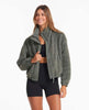 Cozy Sherpa Jacket Dusty Pine - miamidrugpossession