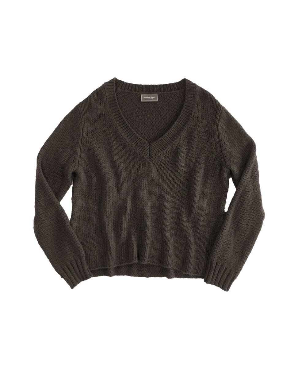 Cozy V Neck Olive - miamidrugpossession