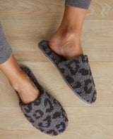 CozyChic® Barefoot In The Wild® Slipper Graphite - PINK ARROWS