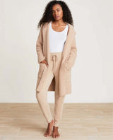 CozyChic® Hooded Long Coatigan Camel - miamidrugpossession