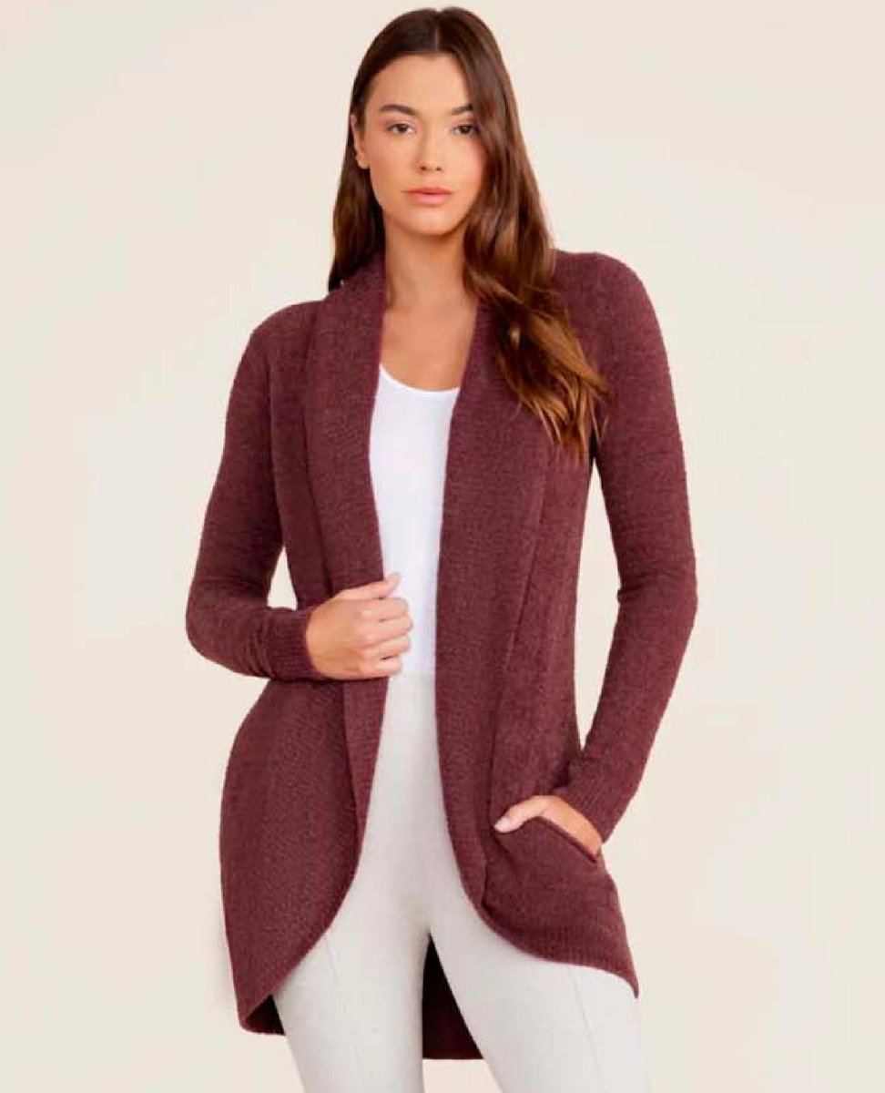 CozyChic Lite® Circle Cardi Rosewood - PINK ARROWS