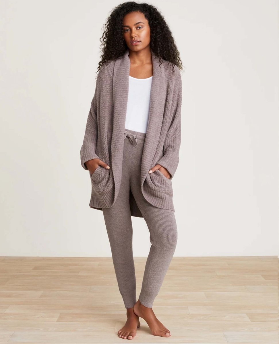 CozyChic Lite® Waffle Cocoon Cardi Driftwood - miamidrugpossession