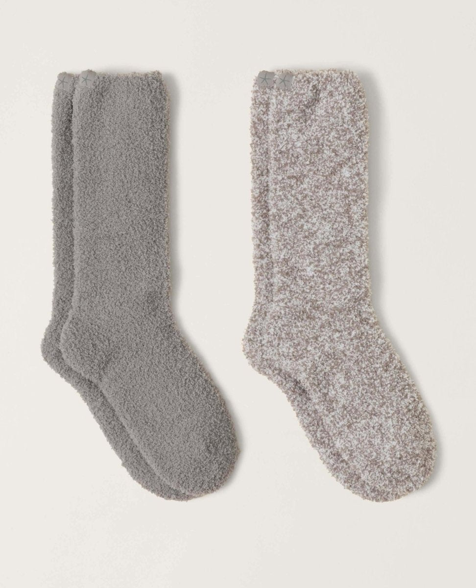 CozyChic® Women's 2 Pair Sock Set Pewter - PINK ARROWS