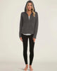 CozyChic® Women's Relaxed Zip - up Hoodie Ash - miamidrugpossession