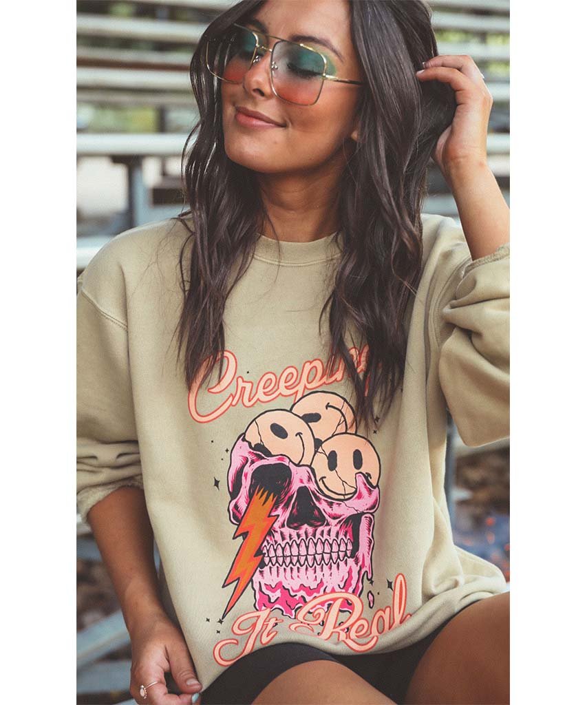 Creeping It Real Sweatshirt - miamidrugpossession