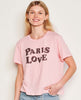 Crew Neck Tee Paris Love Candy - clearpathherbicide