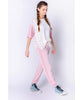 Crochet Stripe Pink Quartz Jogger Pant - clearpathherbicide