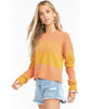 Cropped Varsity Sweater Sunshine Stripe - clearpathherbicide