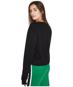 Crossover Front Crop Sweatshirt - clearpathherbicide