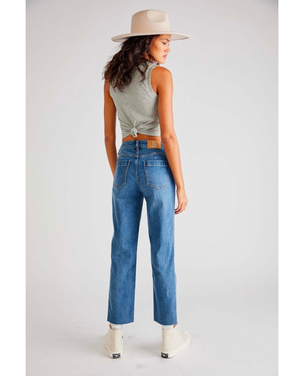 CRVY High Rise Vintage Jean Dark Indigo - clearpathherbicide