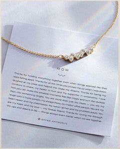 Crystal Mom Necklace 14k Gold - clearpathherbicide