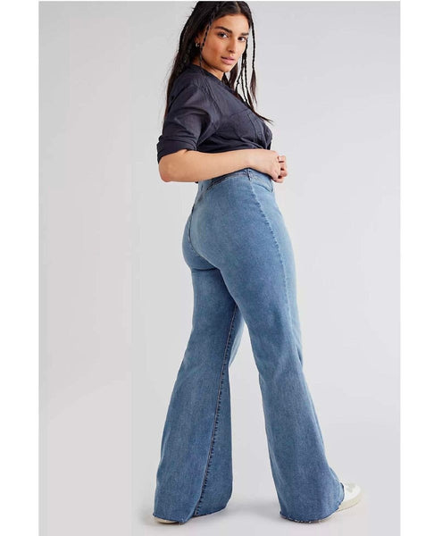 Curvy Wild Honey Denim Open Range - miamidrugpossession