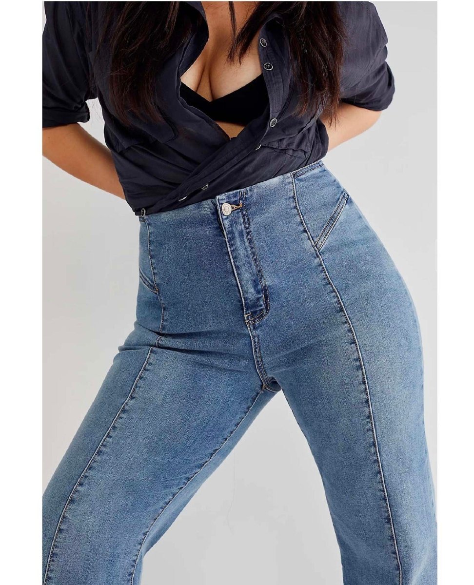 Curvy Wild Honey Denim Open Range - miamidrugpossession