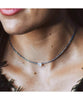 Dainty Gemstone Choker Iridescent Moonstone - clearpathherbicide