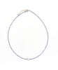 Dainty Gemstone Choker Iridescent Moonstone - clearpathherbicide