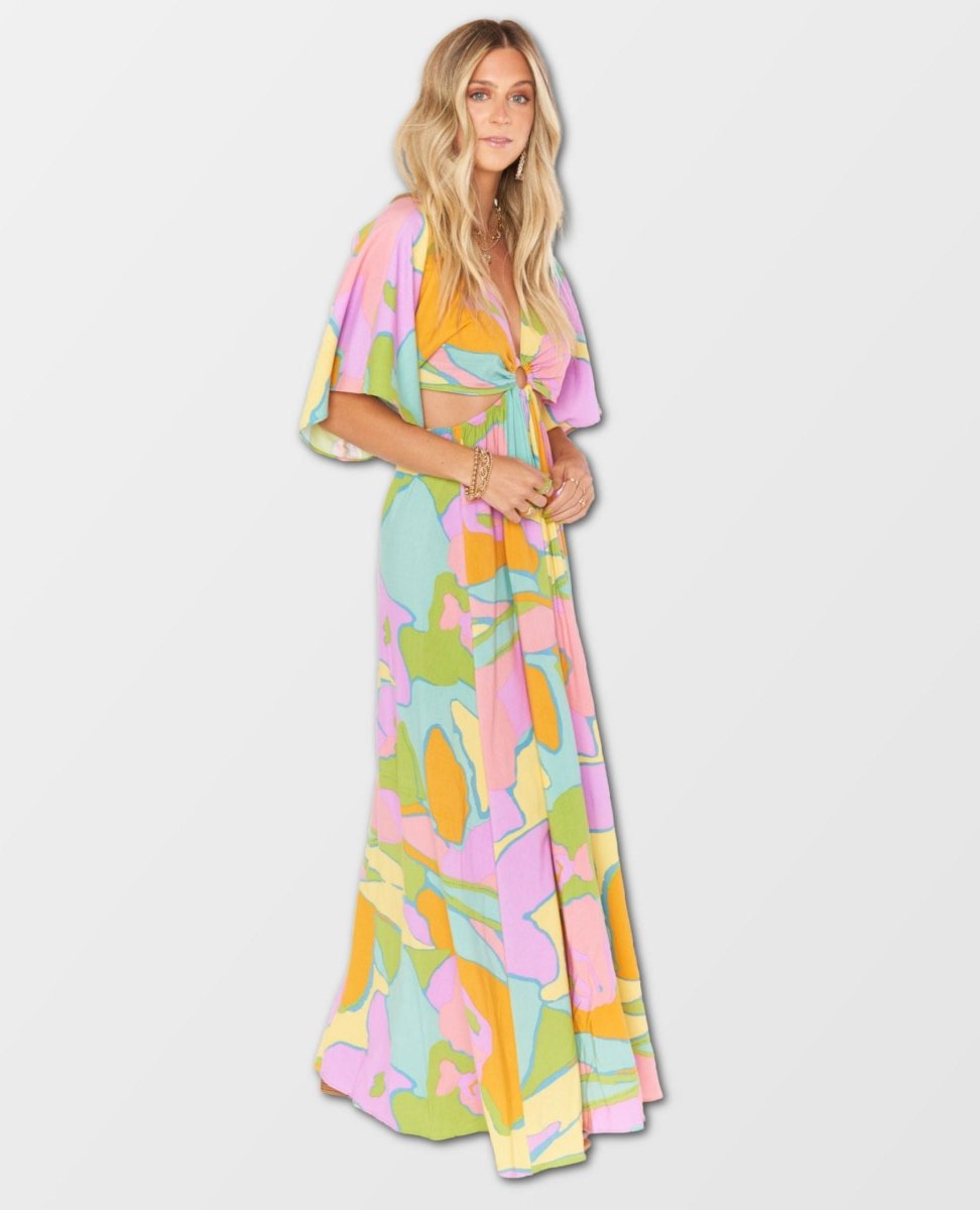 Dana Dress Summer Sorbet - miamidrugpossession