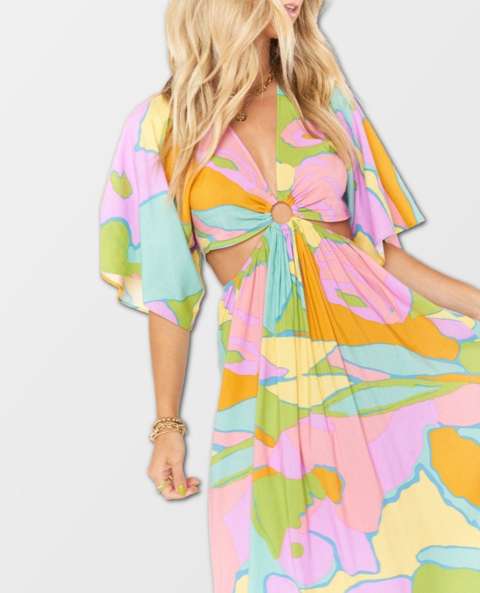 Dana Dress Summer Sorbet - miamidrugpossession