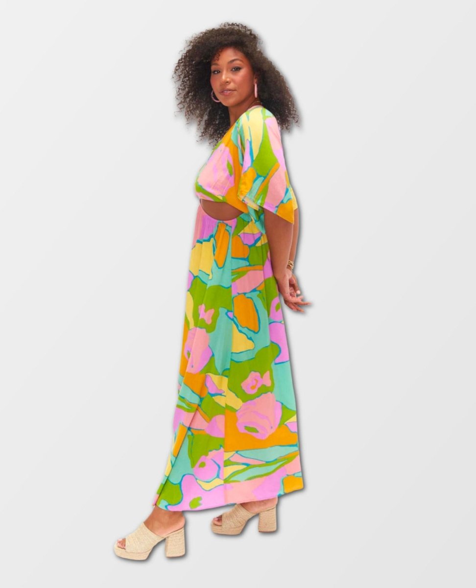 Dana Dress Summer Sorbet - miamidrugpossession