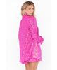 Dance Pink Sequin Blazer - clearpathherbicide