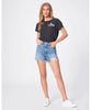 Dani High Waisted Short Leela Destructed - clearpathherbicide