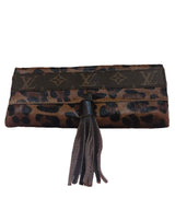 Dark Leopard LV Clutch Wallet - miamidrugpossession