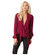 Deep V Tie Front Top - miamidrugpossession