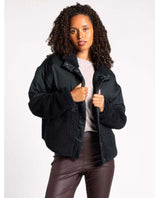 Delia Sherpa Black Jacket - clearpathherbicide