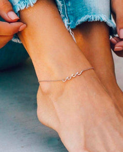 Delicate Wave Anklet Assorted - miamidrugpossession