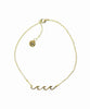 Delicate Wave Anklet Gold - clearpathherbicide