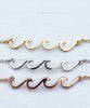 Delicate Wave Anklet Gold - miamidrugpossession