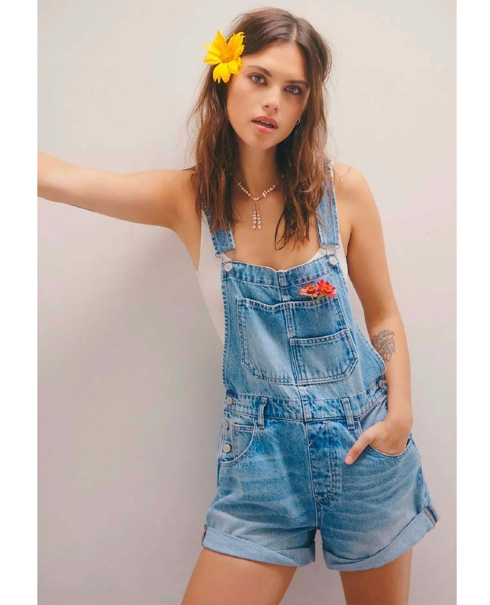 Denim Ziggy Shortall Follow Your Heart - PINK ARROWS