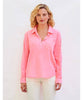 Destinations Pocket Henley Pop Peach Top - clearpathherbicide