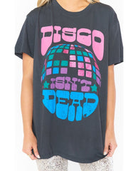 Disco Isn't Dead Travis Tee - PINK ARROWS