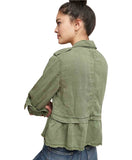 Discovery Peplum Jacket, Cadet - miamidrugpossession