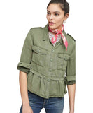 Discovery Peplum Jacket, Cadet - miamidrugpossession