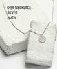 Disk Necklace SILVER, Faith - clearpathherbicide