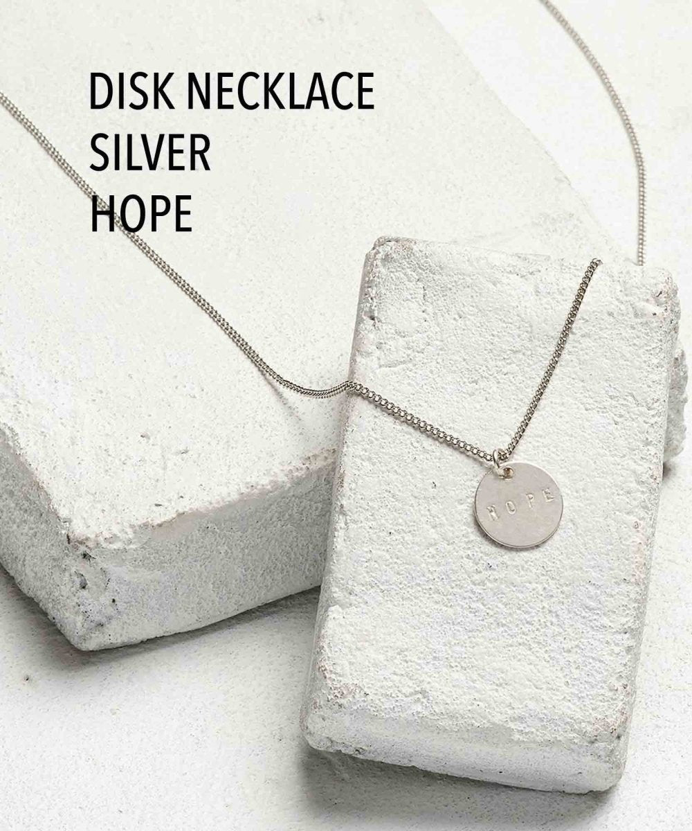 Disk Necklace SILVER, Hope - clearpathherbicide