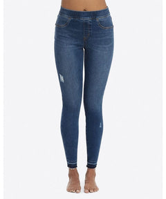 Distressed Skinny Jeans Blue - miamidrugpossession