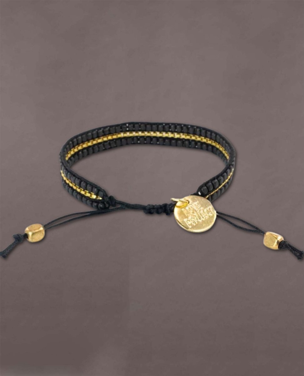 Diwali Bracelet Dark Black - miamidrugpossession