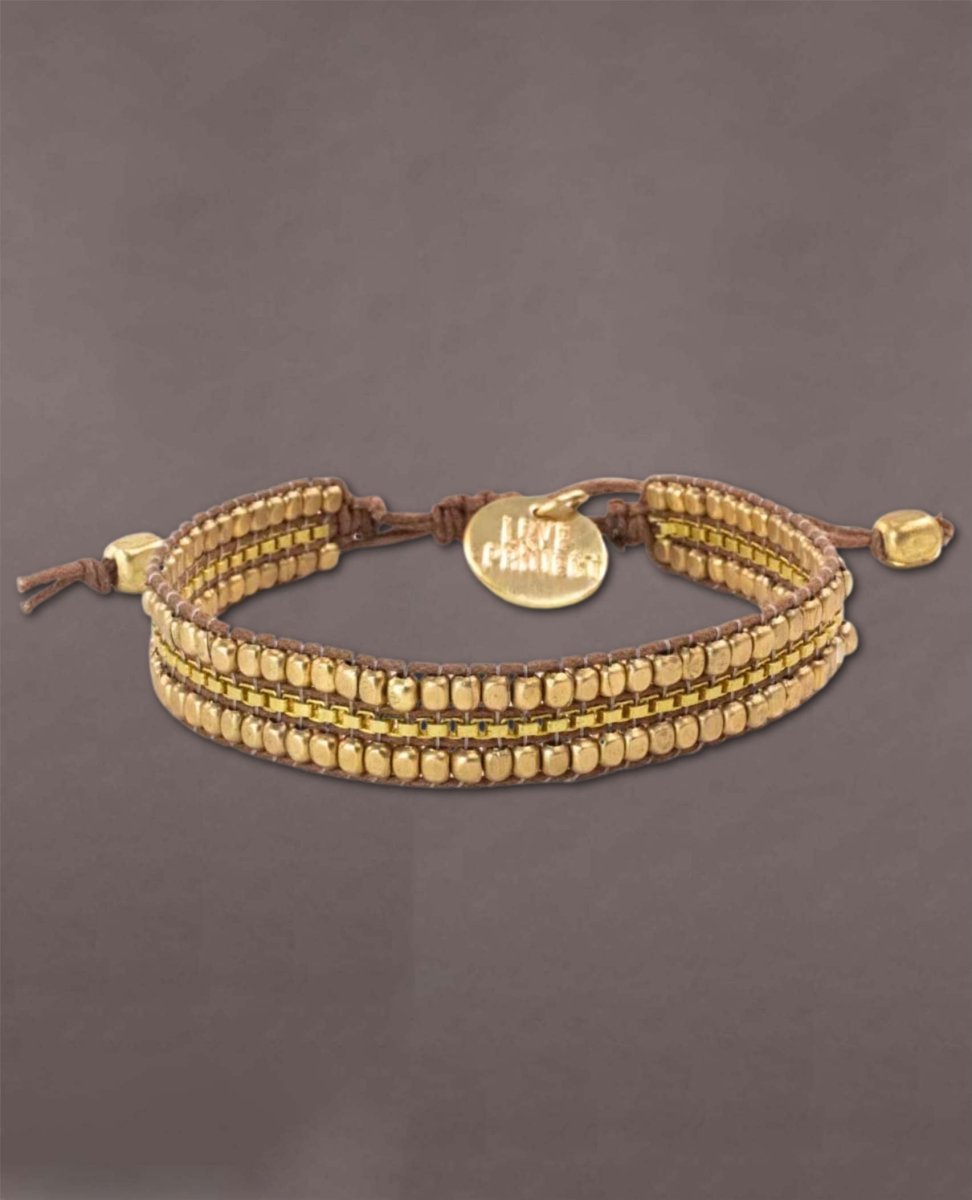 Diwali Bracelet Gold Flame - PINK ARROWS